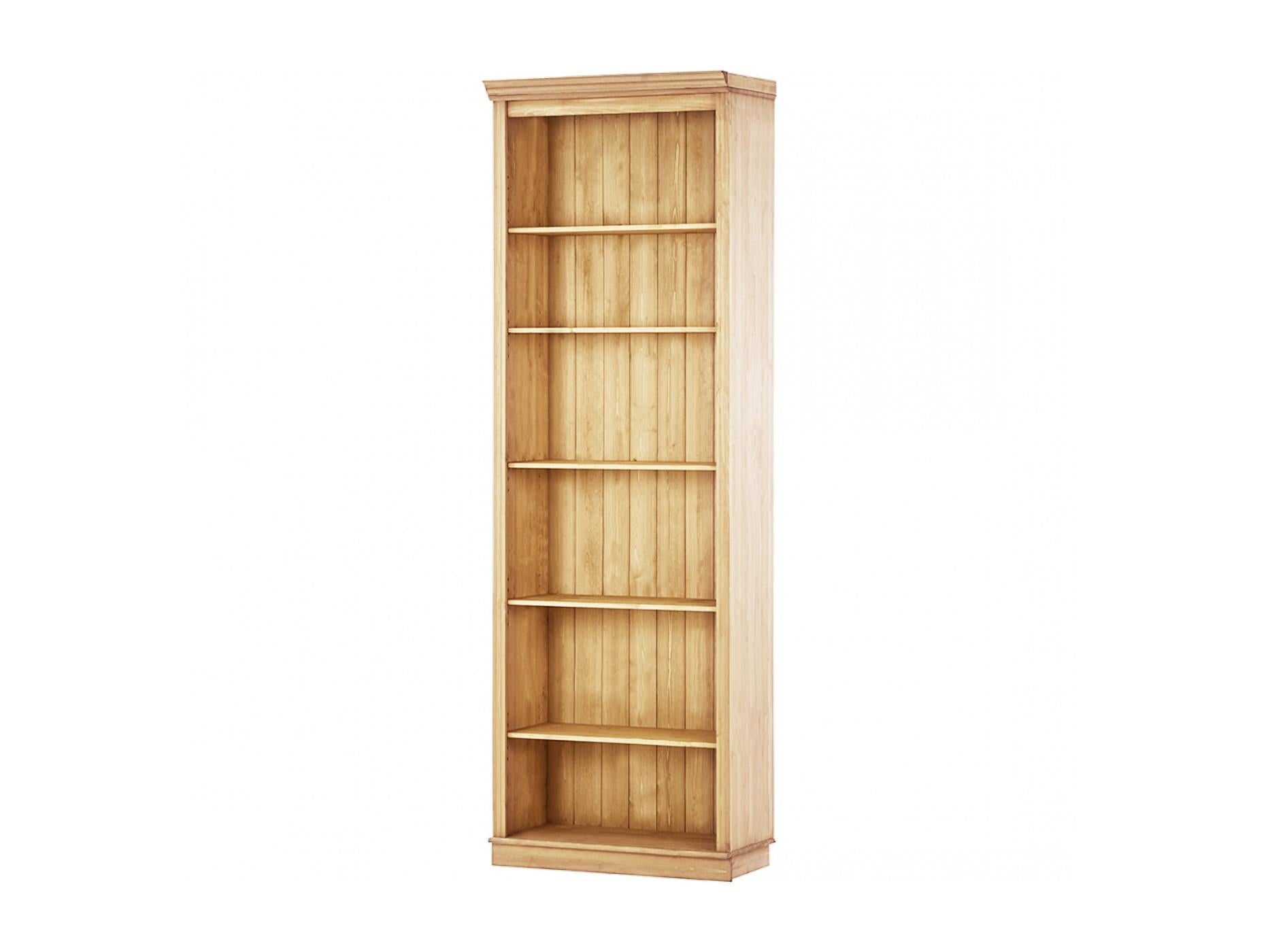 Ren Home Anita Bookcase 6 Open Shelves - Light Honey