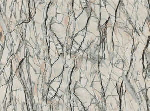 Novogratz Waverly Wide Mantel with Electric Fireplace - Onyx Marble