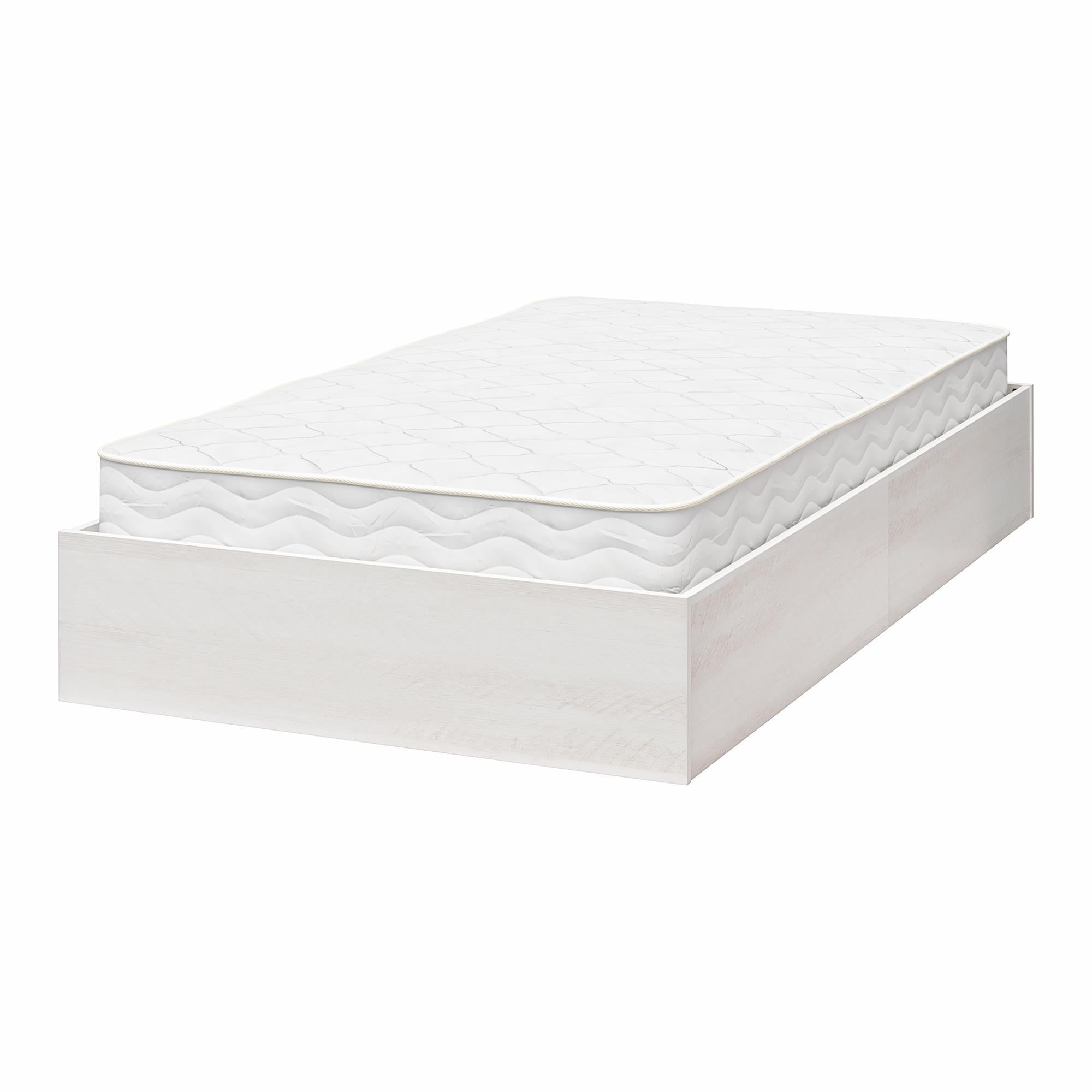 Signature Sleep Magnus Twin Size Bed and Mattress Set - Ivory Oak - Twin