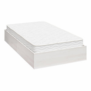 Signature Sleep Magnus Twin Size Bed and Mattress Set - Ivory Oak - Twin