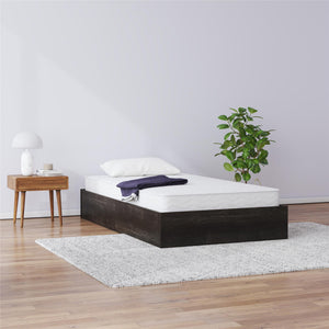 Signature Sleep Magnus Twin Size Bed and Mattress Set - Black Oak - Twin