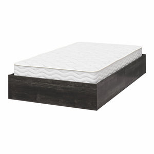 Signature Sleep Magnus Twin Size Bed and Mattress Set - Black Oak - Twin