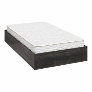 Signature Sleep Magnus Twin Size Bed and Mattress Set - Black Oak - Twin