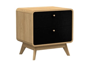 Ren Home Leva 2 Drawer Nightstand - Light Oak