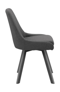 Ren Home Thora Dining Chair, Set of 2 - Charcoal - Set of 2