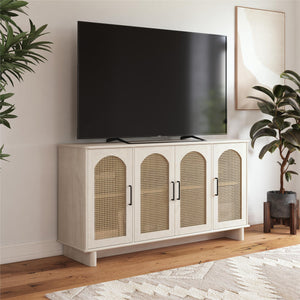 Ameriwood Home Multi-Use Console Cabinet for 65' TVs - White Oak