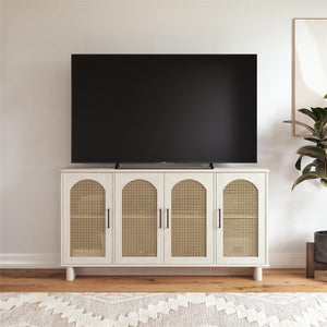 Ameriwood Home Multi-Use Console Cabinet for 65' TVs - White Oak