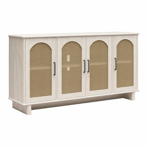 Ameriwood Home Multi-Use Console Cabinet for 65' TVs - White Oak