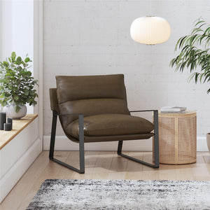 DHP Gatsby Accent Chair - Camel - 1-Seater
