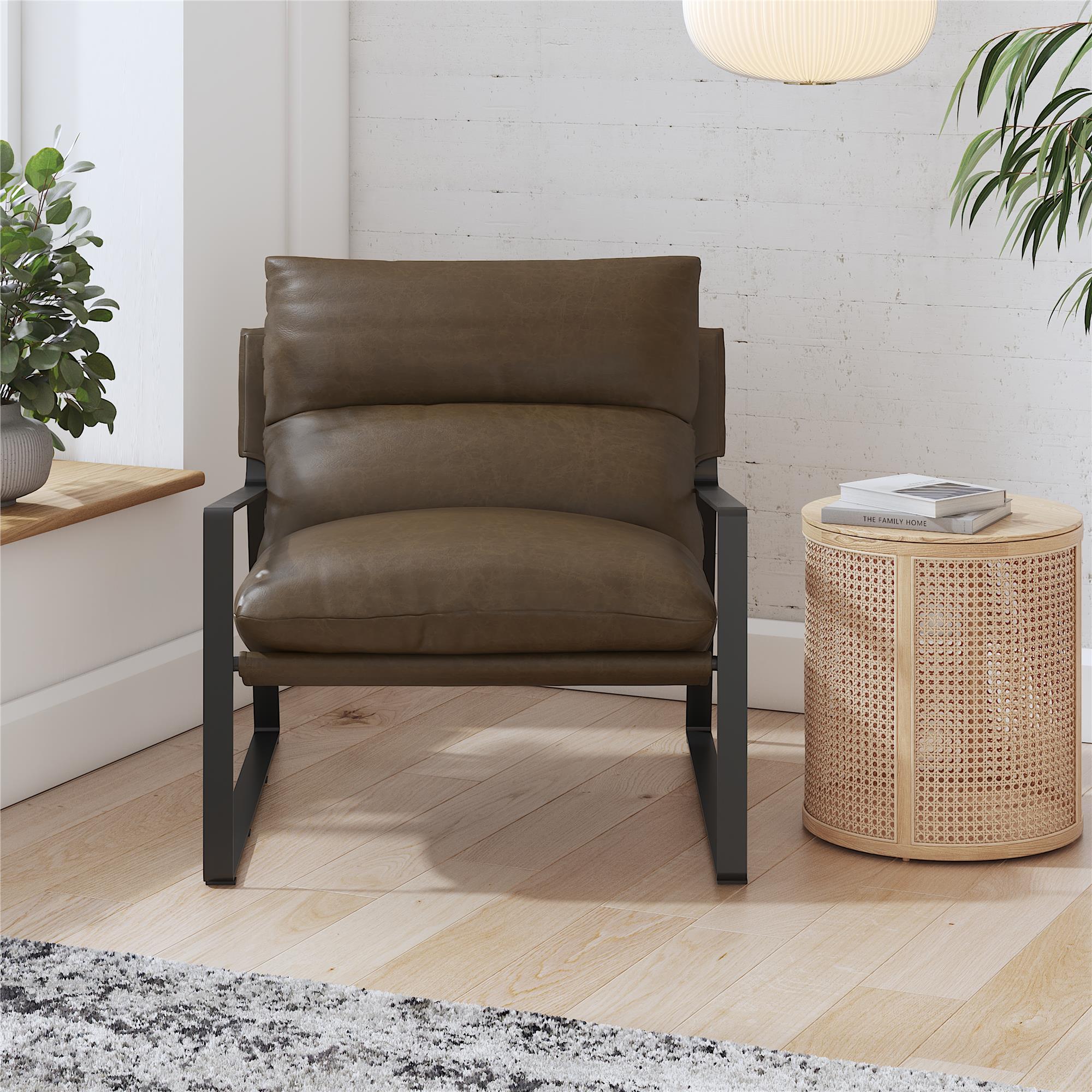 DHP Gatsby Accent Chair - Camel - 1-Seater