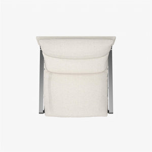 DHP Gatsby Accent Chair - Ivory - 1-Seater