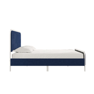 Novogratz Tallulah Upholstered Bed - Navy - Queen