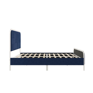 Novogratz Tallulah Upholstered Bed - Navy - Queen