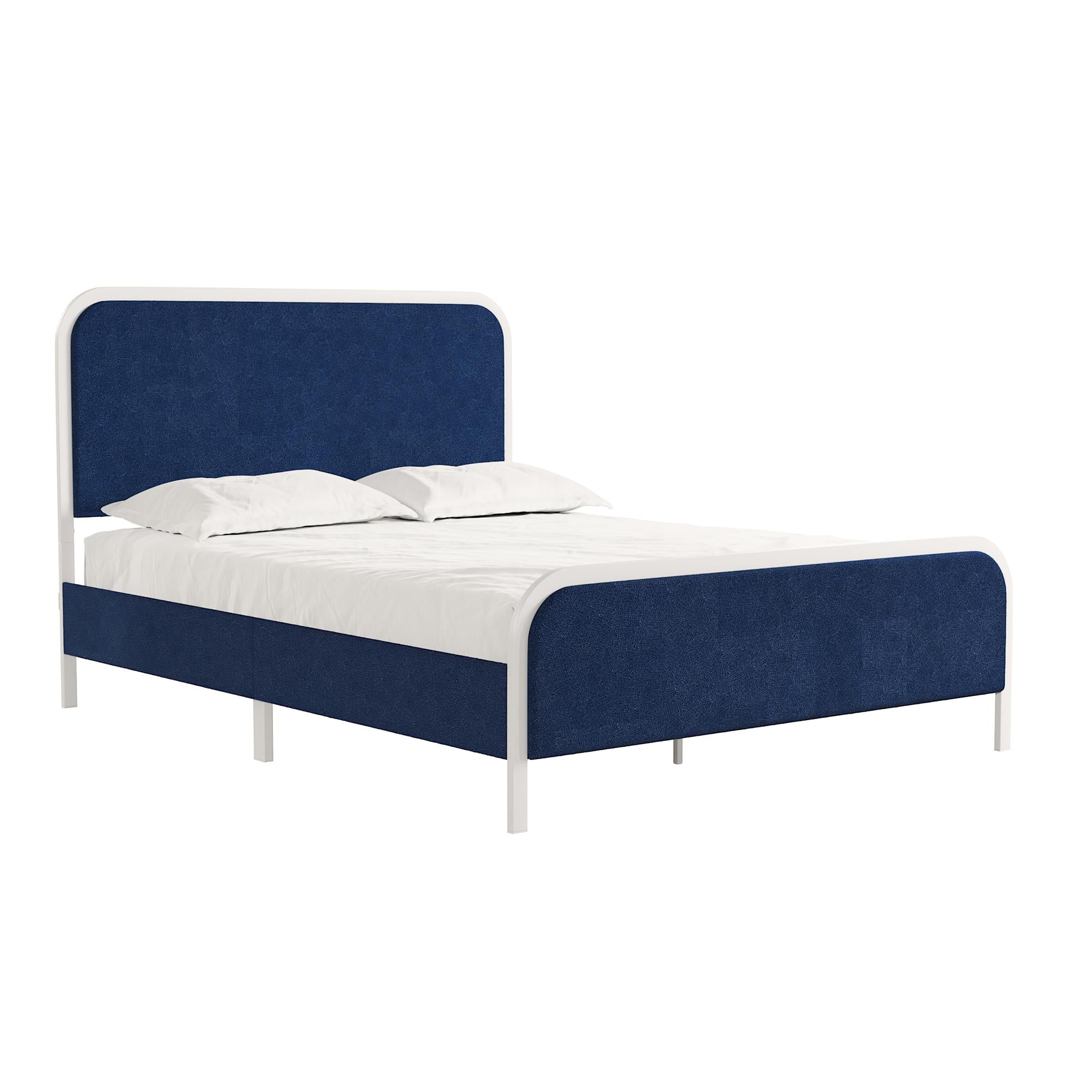 Novogratz Tallulah Upholstered Bed - Navy - Queen