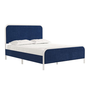 Novogratz Tallulah Upholstered Bed - Navy - Queen
