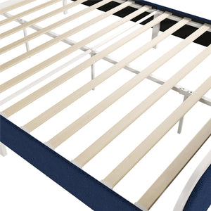 Novogratz Tallulah Upholstered Bed - Navy - Queen