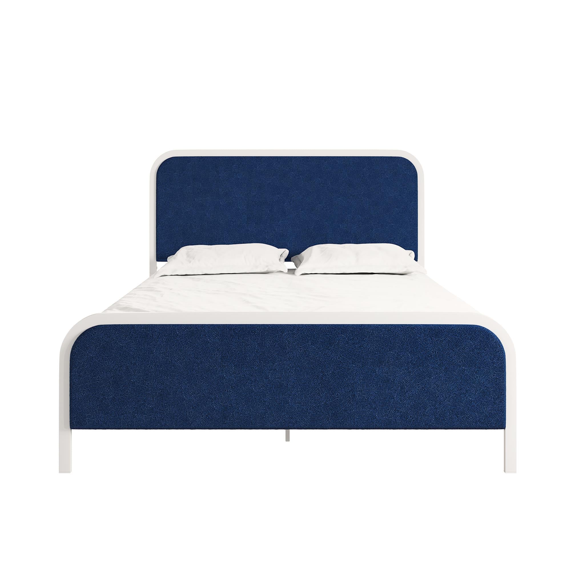 Novogratz Tallulah Upholstered Bed - Navy - Queen