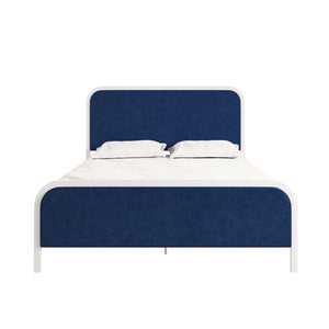 Novogratz Tallulah Upholstered Bed - Navy - Queen