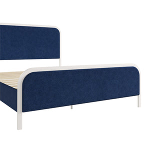 Novogratz Tallulah Upholstered Bed - Navy - Queen