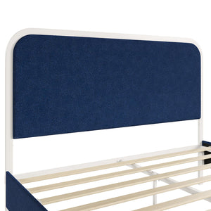 Novogratz Tallulah Upholstered Bed - Navy - Queen