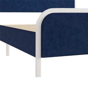 Novogratz Tallulah Upholstered Bed - Navy - Queen