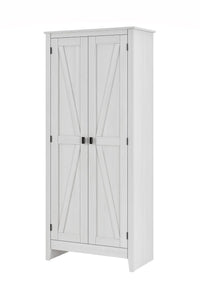 Systembuild Evolution Farmington 31.5" Wide Storage Cabinet - Ivory Pine