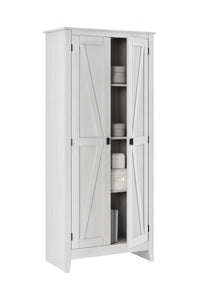 Systembuild Evolution Farmington 31.5" Wide Storage Cabinet - Ivory Pine
