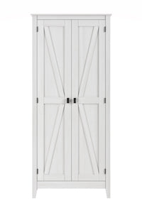 Systembuild Evolution Farmington 31.5" Wide Storage Cabinet - Ivory Pine