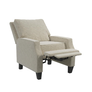 DHP Randen Pushback Recliner - Beige - 1-Seater