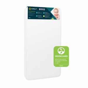 Safety 1st Pleasant Dreams Crib and Toddler Bed Mattress - White - Crib & Toddler Mattress