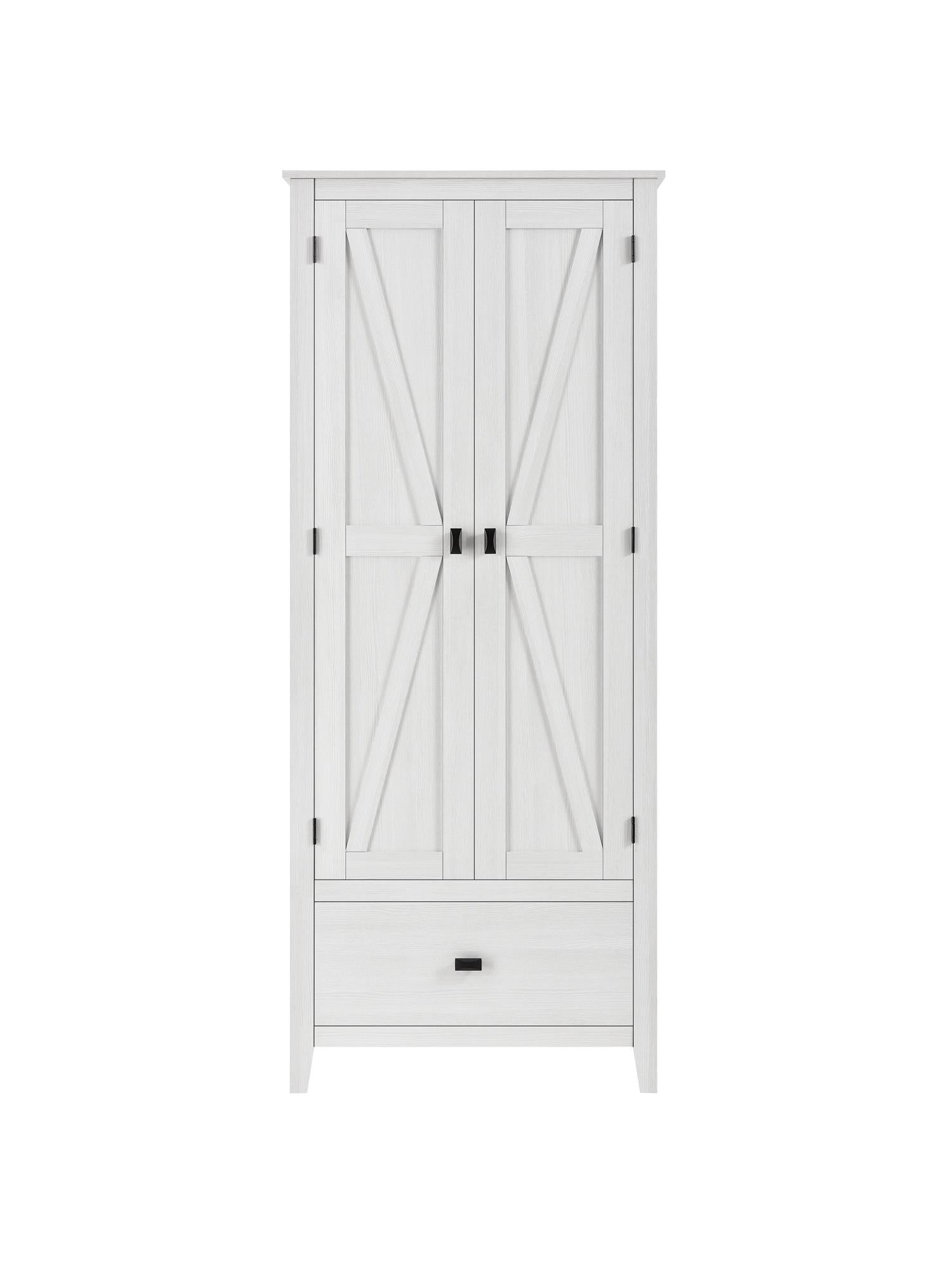 Systembuild Evolution Farmington 30" Wide Storage Cabinet - Ivory Pine