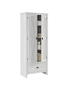 Systembuild Evolution Farmington 30" Wide Storage Cabinet - Ivory Pine