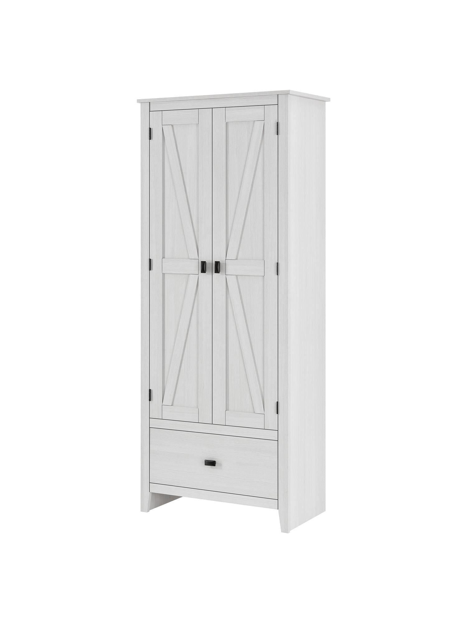 Systembuild Evolution Farmington 30" Wide Storage Cabinet - Ivory Pine