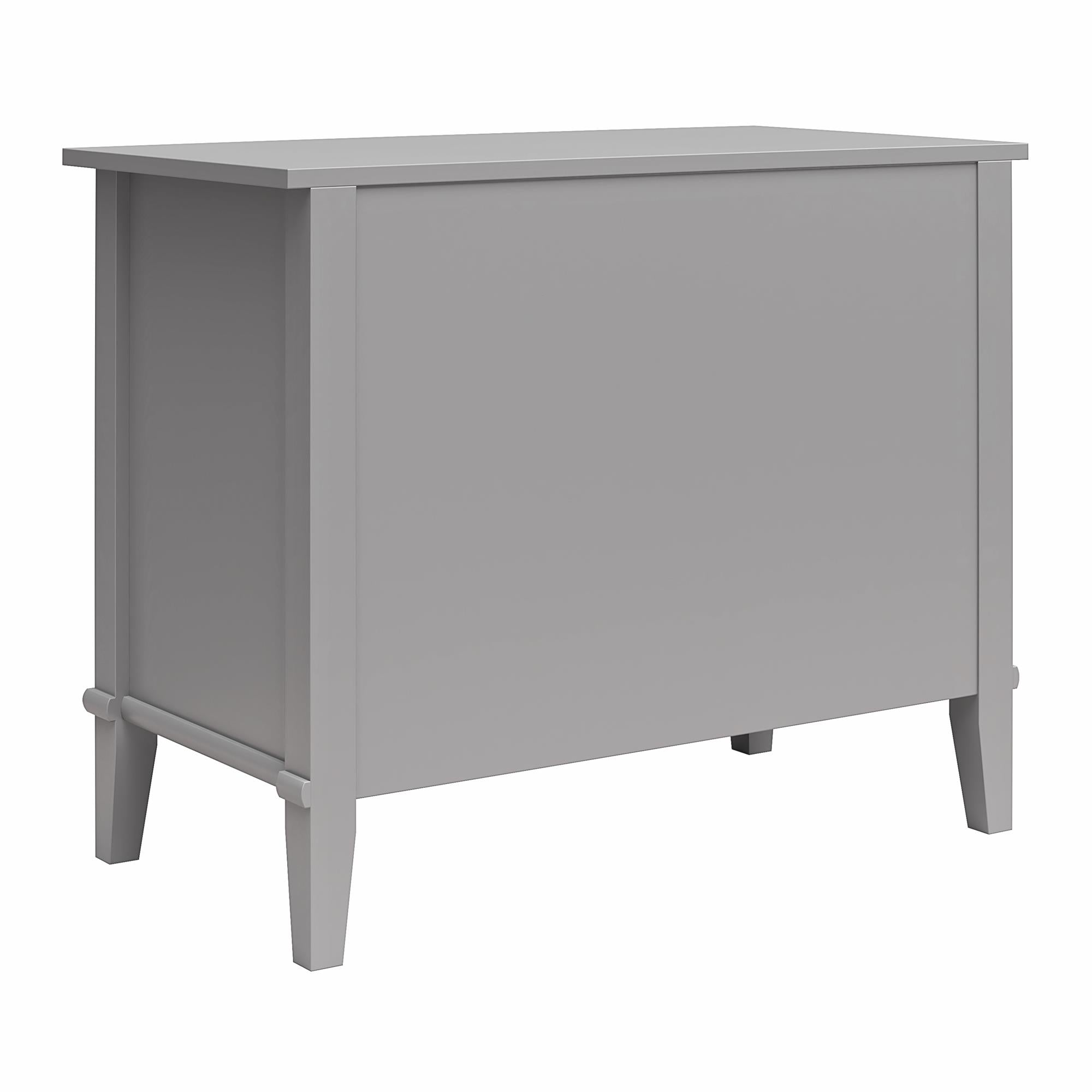 Ameriwood Home Franklin Wide Nightstand with Drawer - Gray