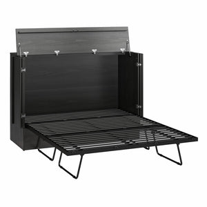 Signature Sleep Paramount Tri-Fold Cabinet Bed - Black Oak - Queen