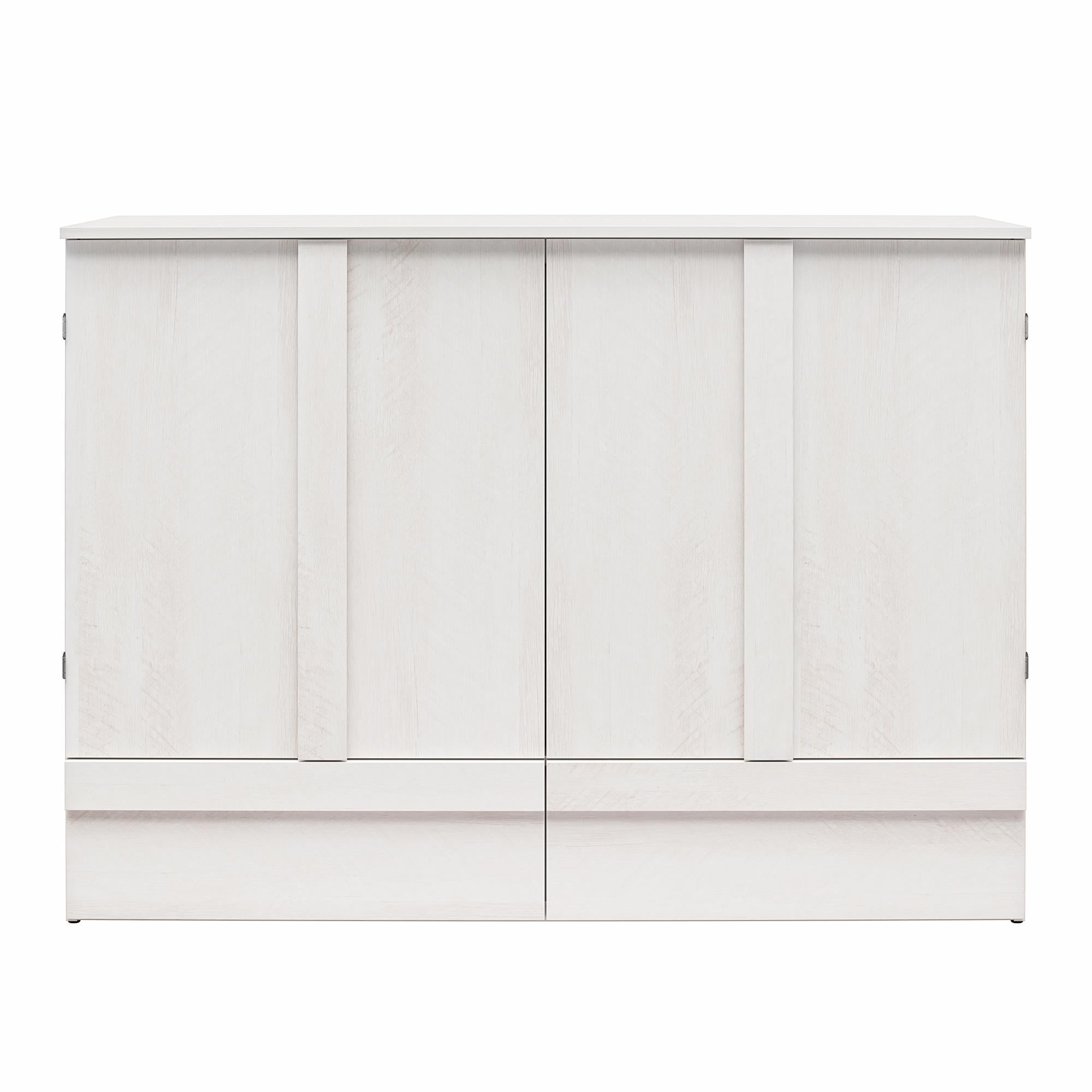 Signature Sleep Paramount Tri-Fold Cabinet Bed - Ivory Oak - Queen