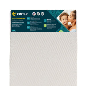 Safety 1st Little Snuggles Supreme Firm Baby Crib & Toddler Bed Mattress - White - Crib & Toddler Mattress