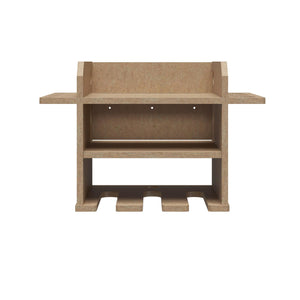 Systembuild Evolution Benford Hanging Wall Mount Tool Organizer - Raw Board