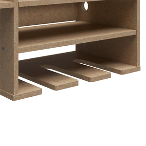 Systembuild Evolution Benford Hanging Wall Mount Tool Organizer - Raw Board