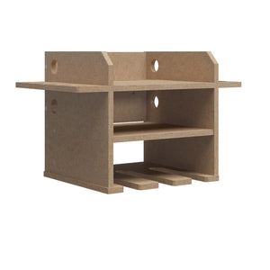 Systembuild Evolution Benford Hanging Wall Mount Tool Organizer - Raw Board