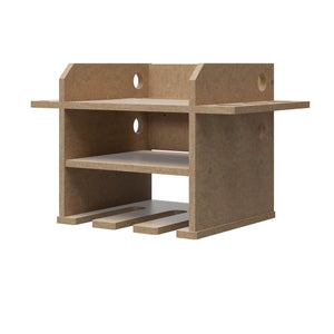 Systembuild Evolution Benford Hanging Wall Mount Tool Organizer - Raw Board