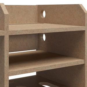 Systembuild Evolution Benford Hanging Wall Mount Tool Organizer - Raw Board