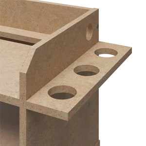 Systembuild Evolution Benford Hanging Wall Mount Tool Organizer - Raw Board