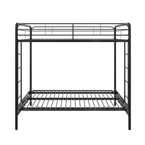 DHP Sammie Futon Bunk Bed - Black - Full-Over-Futon