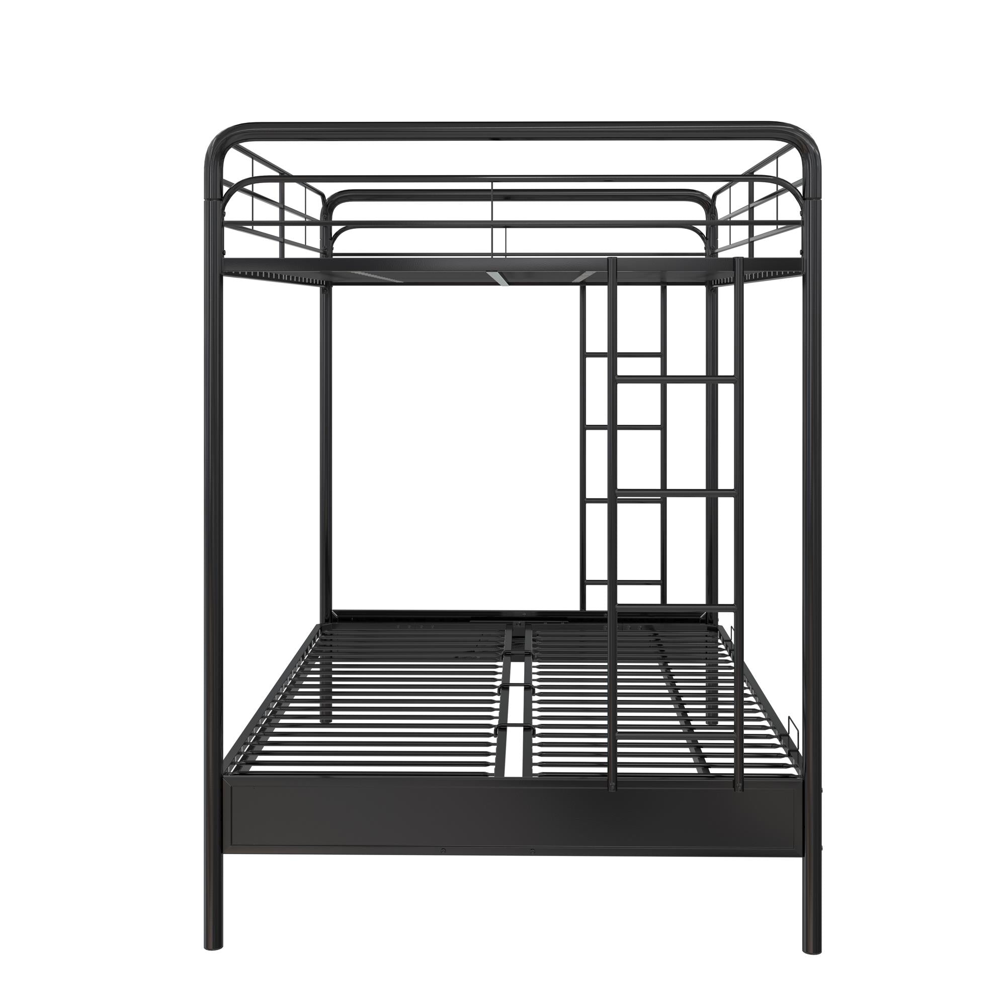 DHP Sammie Futon Bunk Bed - Black - Full-Over-Futon