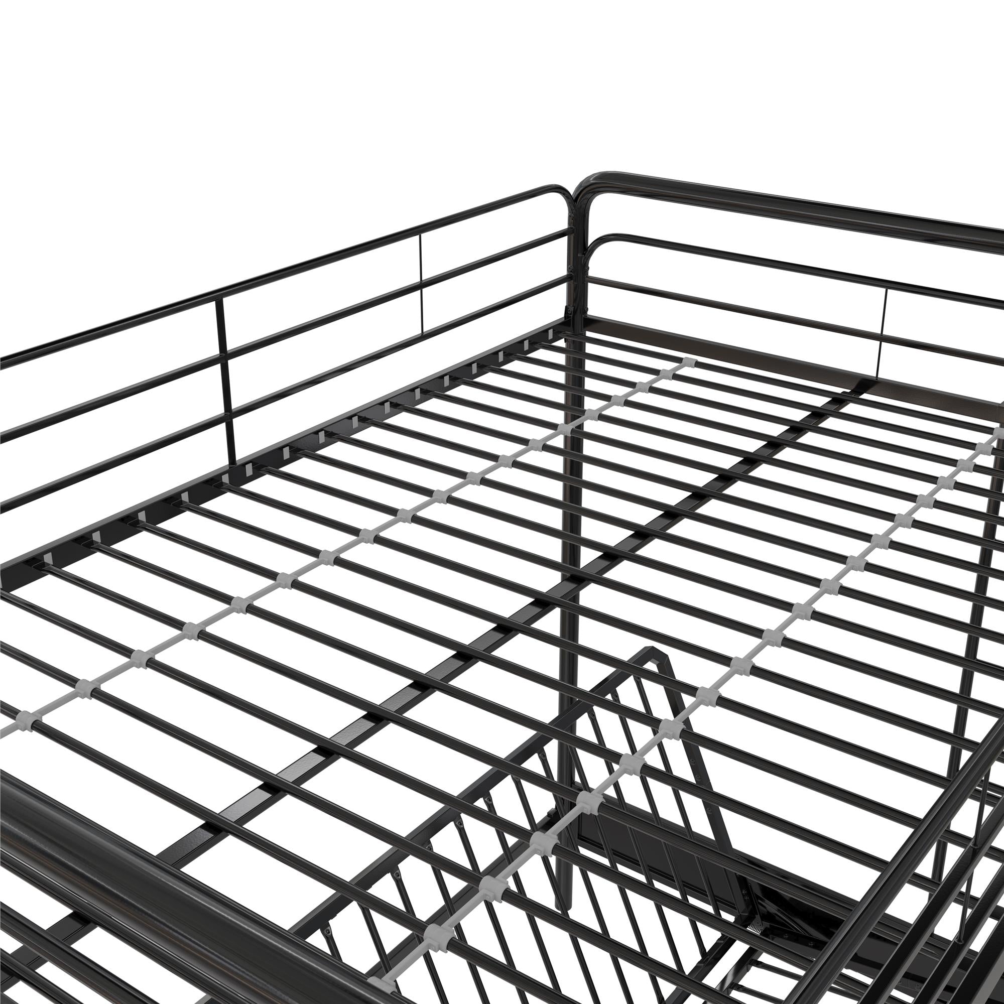 DHP Sammie Futon Bunk Bed - Black - Full-Over-Futon