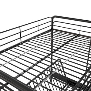 DHP Sammie Futon Bunk Bed - Black - Full-Over-Futon