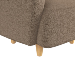 Mr. Kate Primrose Upholstered Accent Chair - Brown - 1-Seater