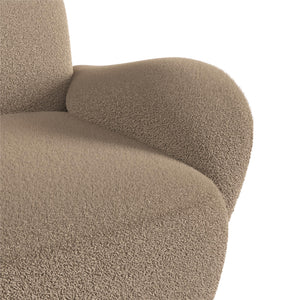 Mr. Kate Primrose Upholstered Accent Chair - Brown - 1-Seater