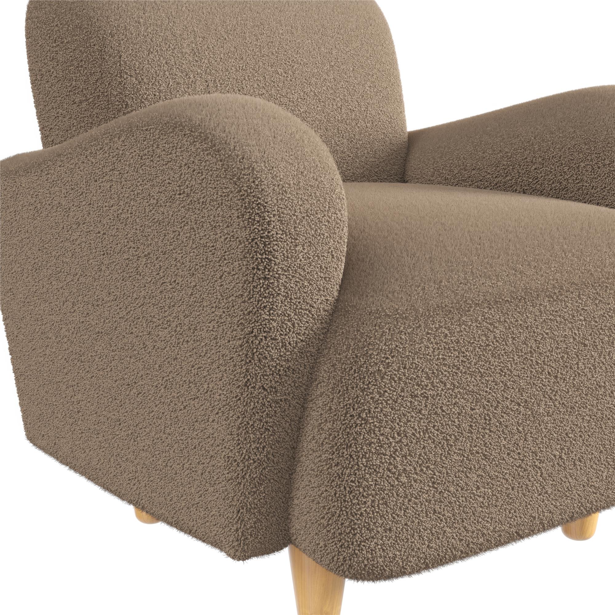 Mr. Kate Primrose Upholstered Accent Chair - Brown - 1-Seater